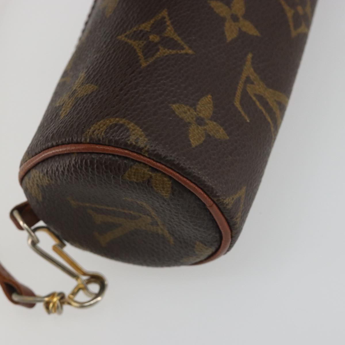 LOUIS VUITTON Monogram Papillon Pouch LV Auth ep15644