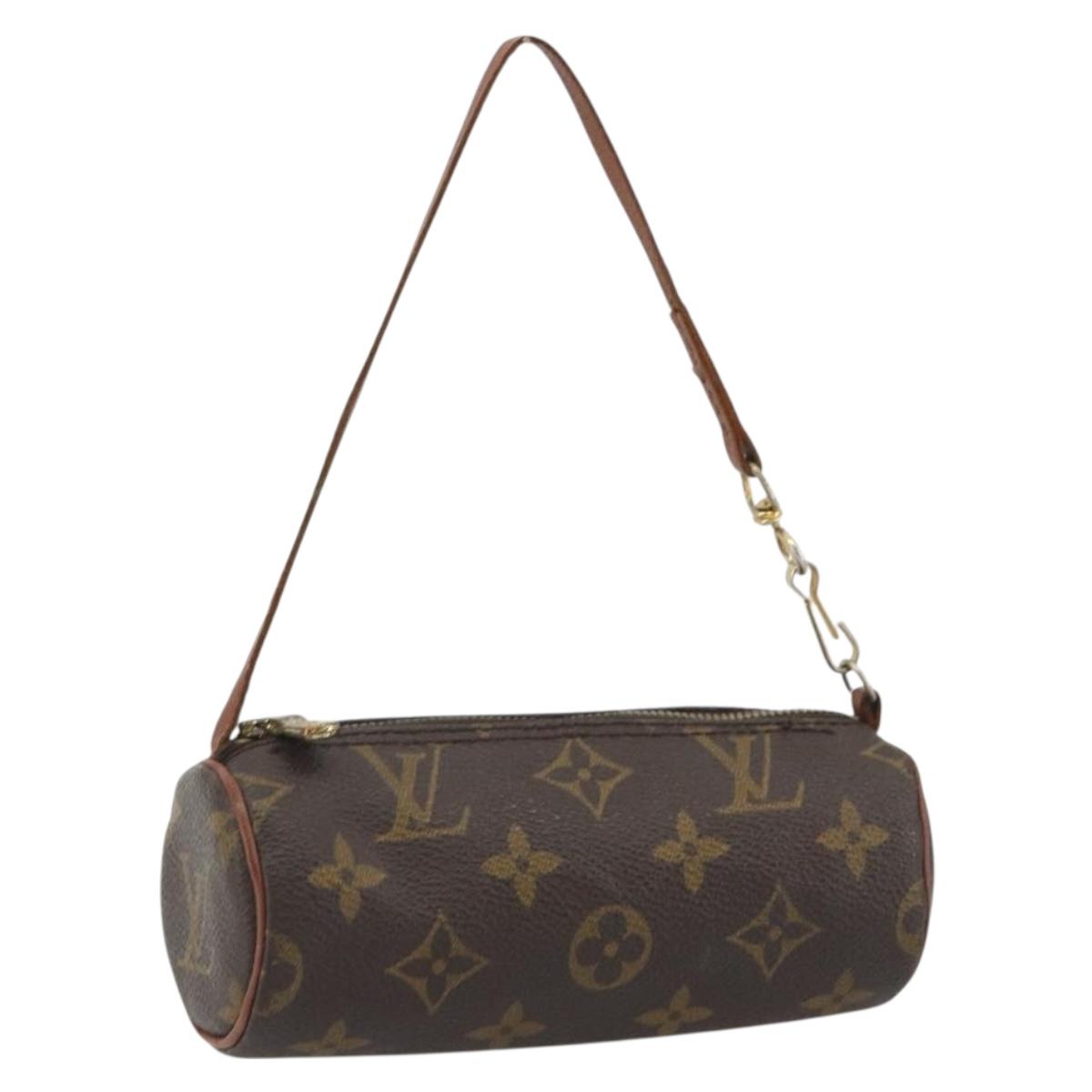 LOUIS VUITTON Monogram Papillon Pouch LV Auth ep15644