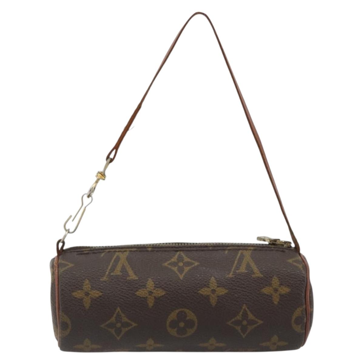 LOUIS VUITTON Monogram Papillon Pouch LV Auth ep15644