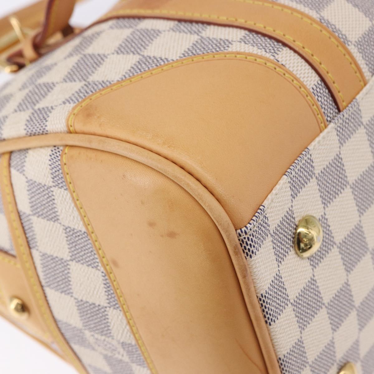 LOUIS VUITTON Damier Azur Berkeley Hand Bag N52001 LV Auth ep15648A