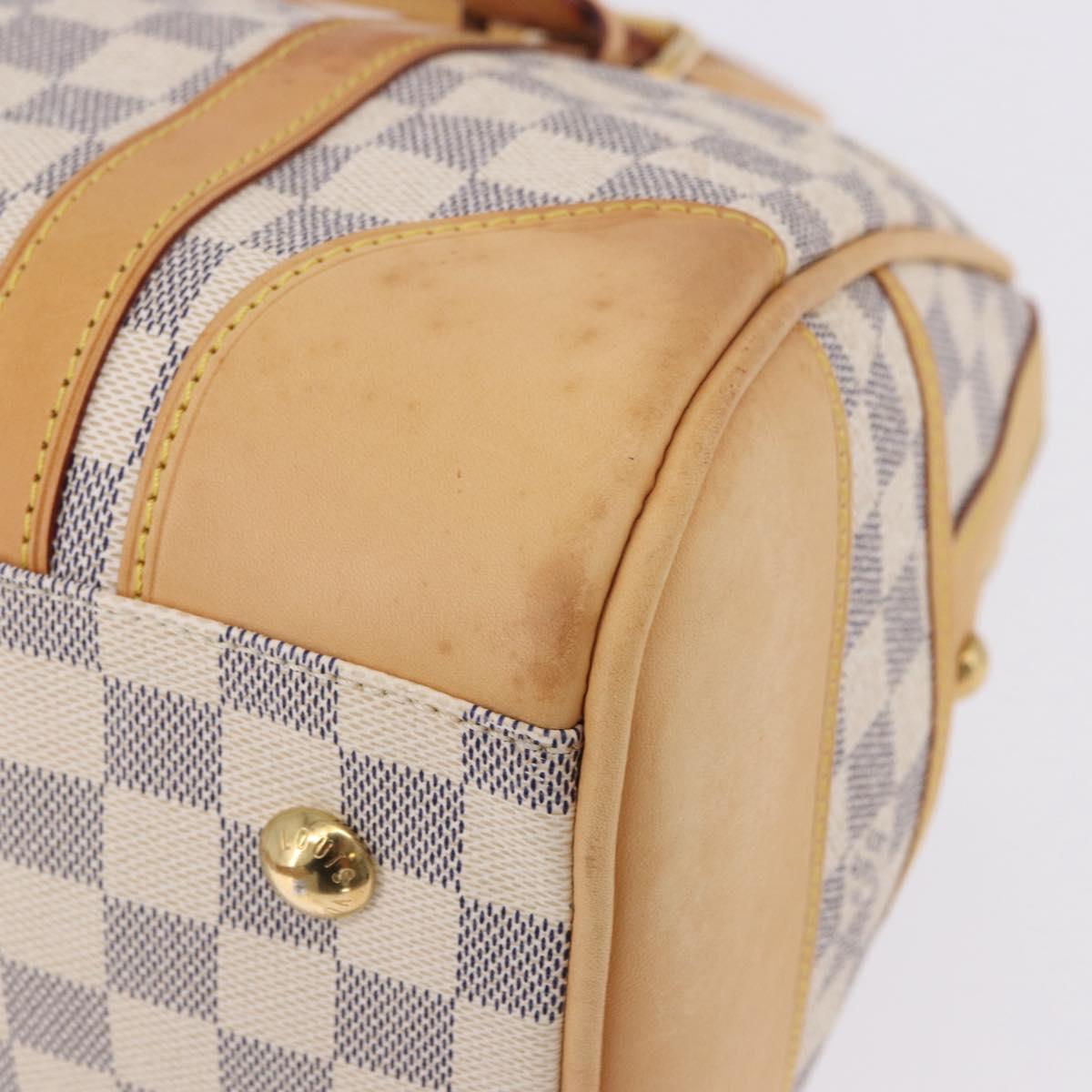 LOUIS VUITTON Damier Azur Berkeley Hand Bag N52001 LV Auth ep15648A