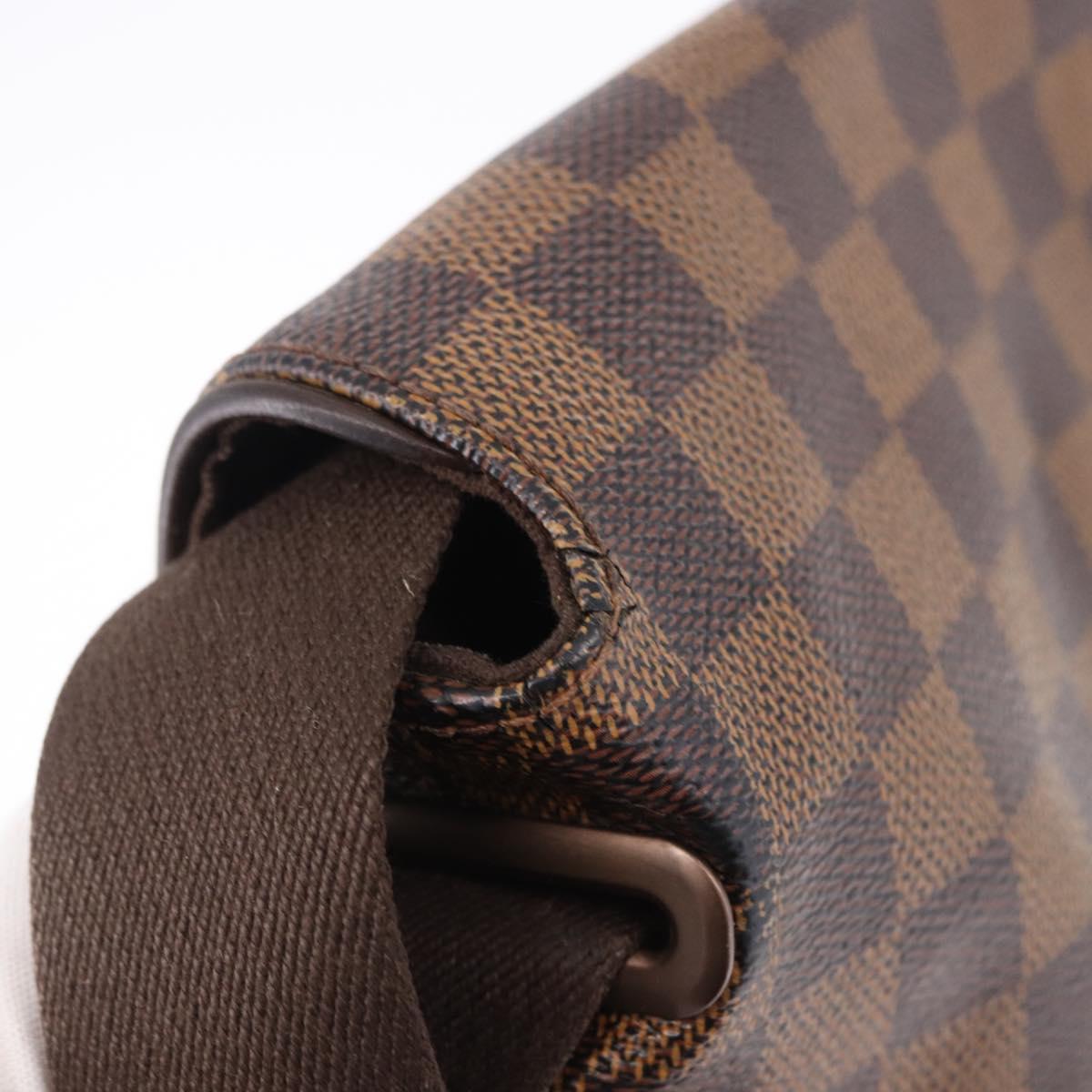 LOUIS VUITTON Damier Ebene Brooklyn PM Shoulder Bag N51210 LV Auth ep15649