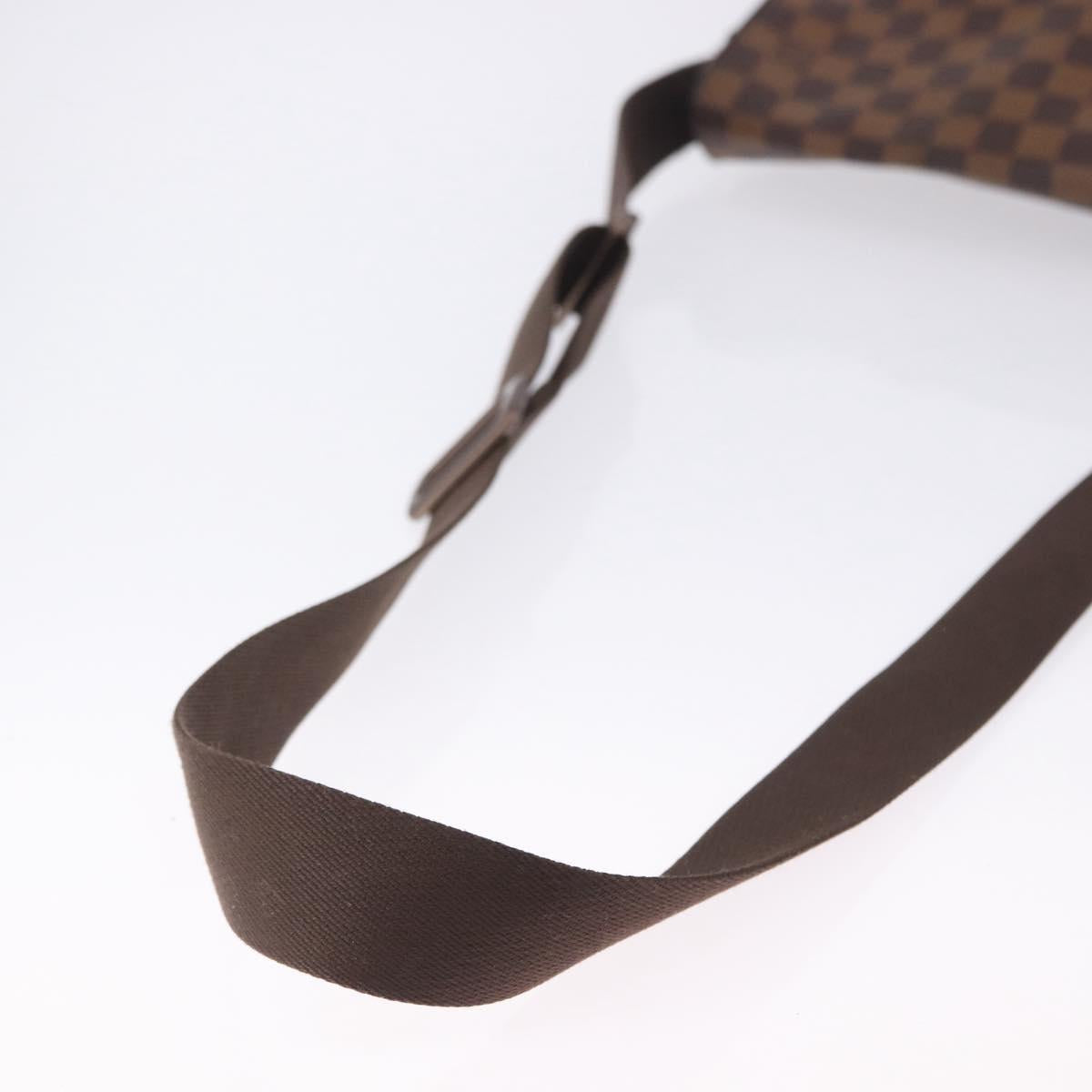 LOUIS VUITTON Damier Ebene Brooklyn PM Shoulder Bag N51210 LV Auth ep15649