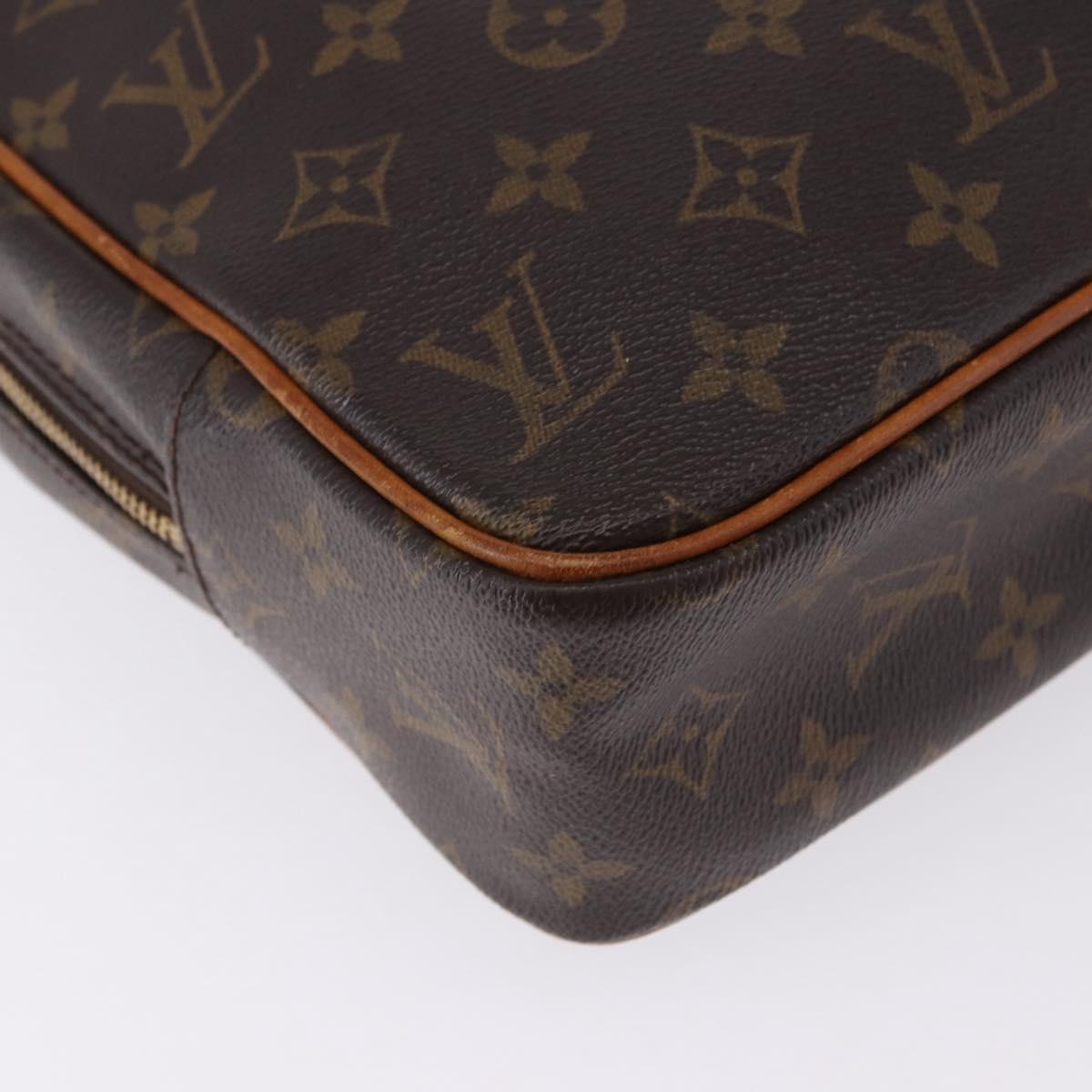 LOUIS VUITTON Monogram Porte Documents Pegas Hand Bag M53343 LV Auth ep15652