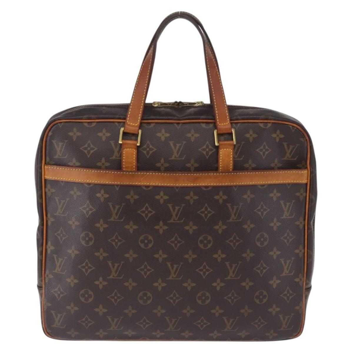 LOUIS VUITTON Monogram Porte Documents Pegas Hand Bag M53343 LV Auth ep15652