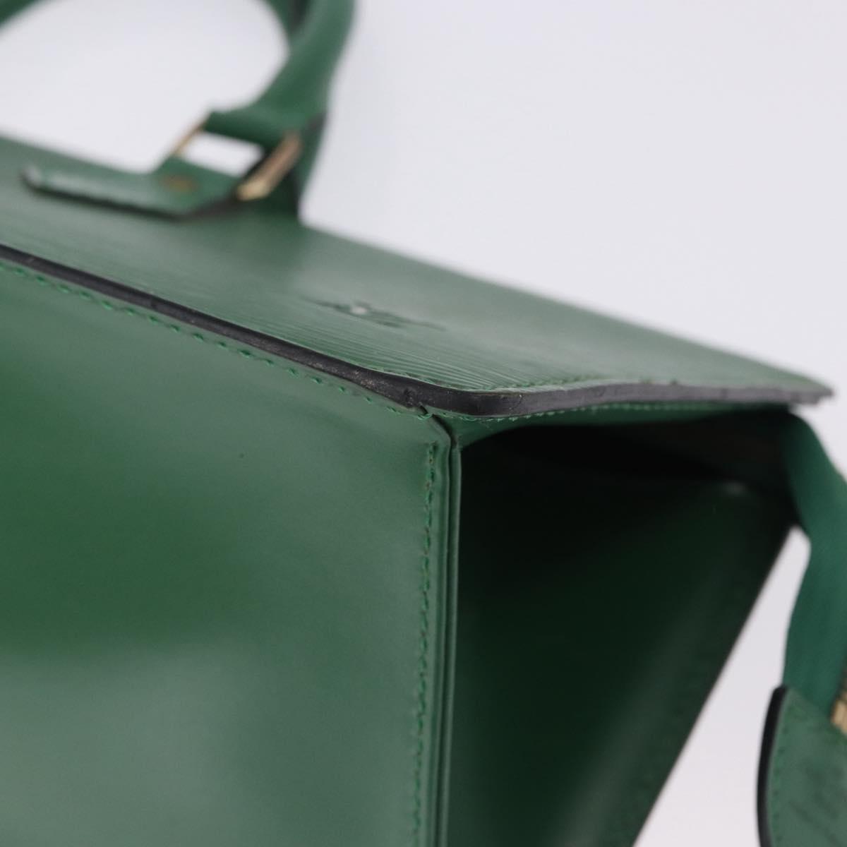 LOUIS VUITTON Epi Sac Triangle Hand Bag Green M52094 LV Auth ep15656A