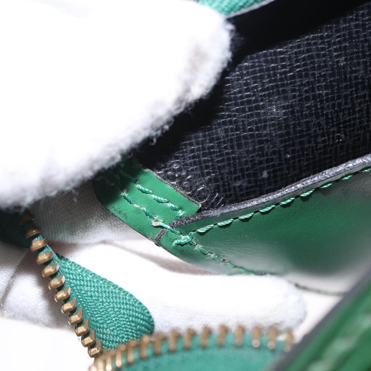 LOUIS VUITTON Epi Sac Triangle Hand Bag Green M52094 LV Auth ep15656A