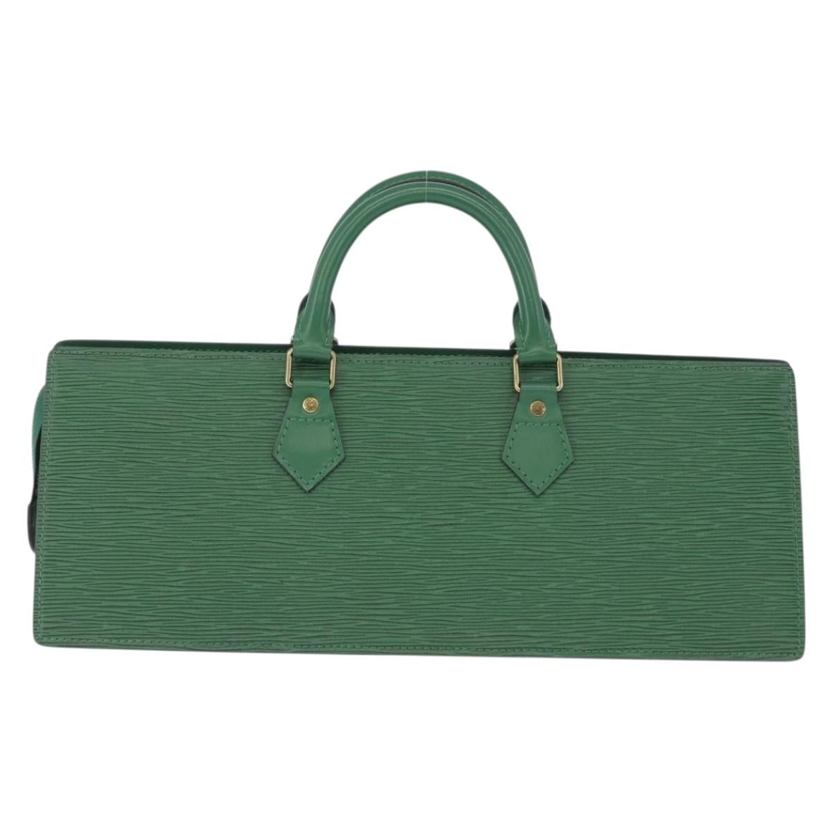 LOUIS VUITTON Epi Sac Triangle Hand Bag Green M52094 LV Auth ep15656A