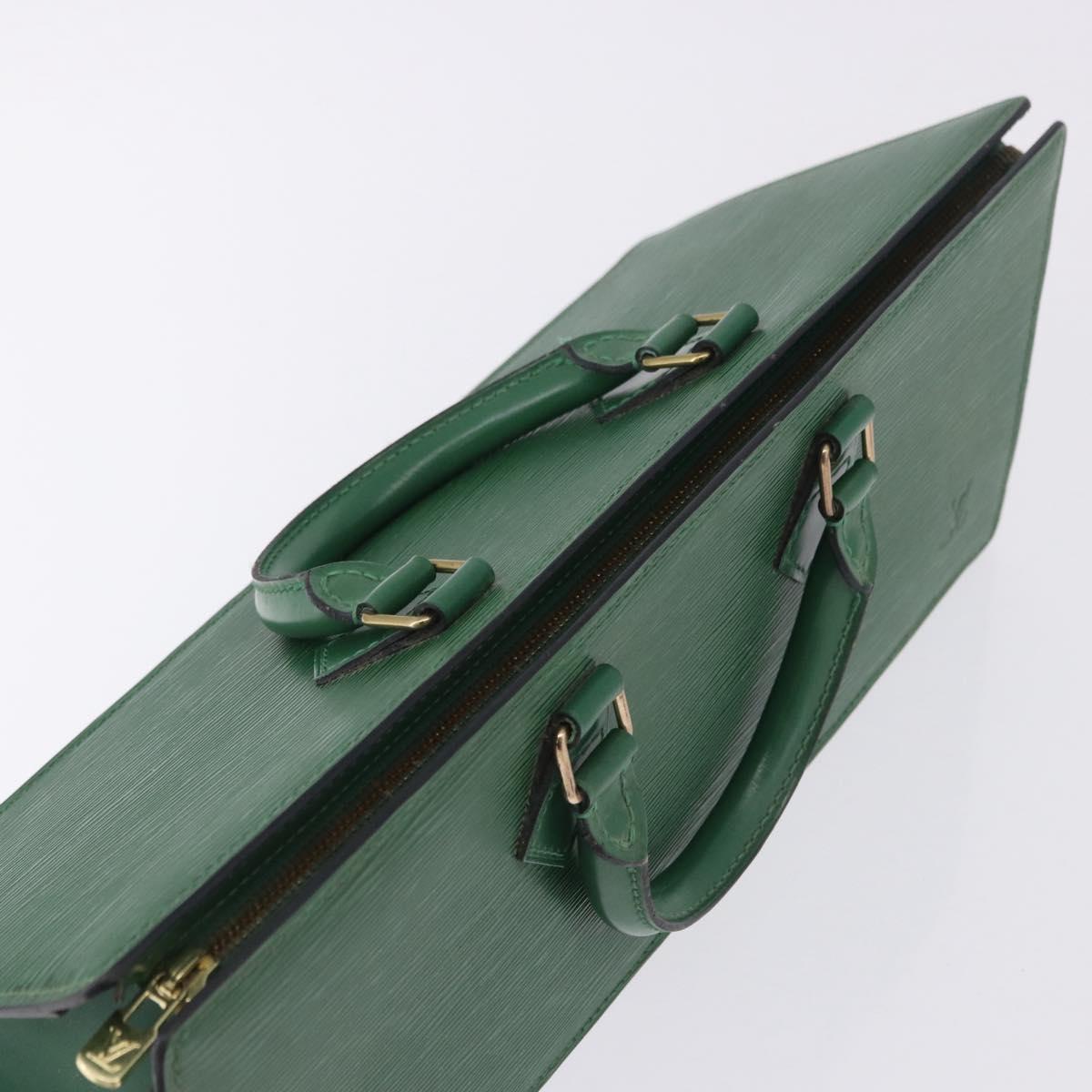 LOUIS VUITTON Epi Sac Triangle Hand Bag Green M52094 LV Auth ep15656A