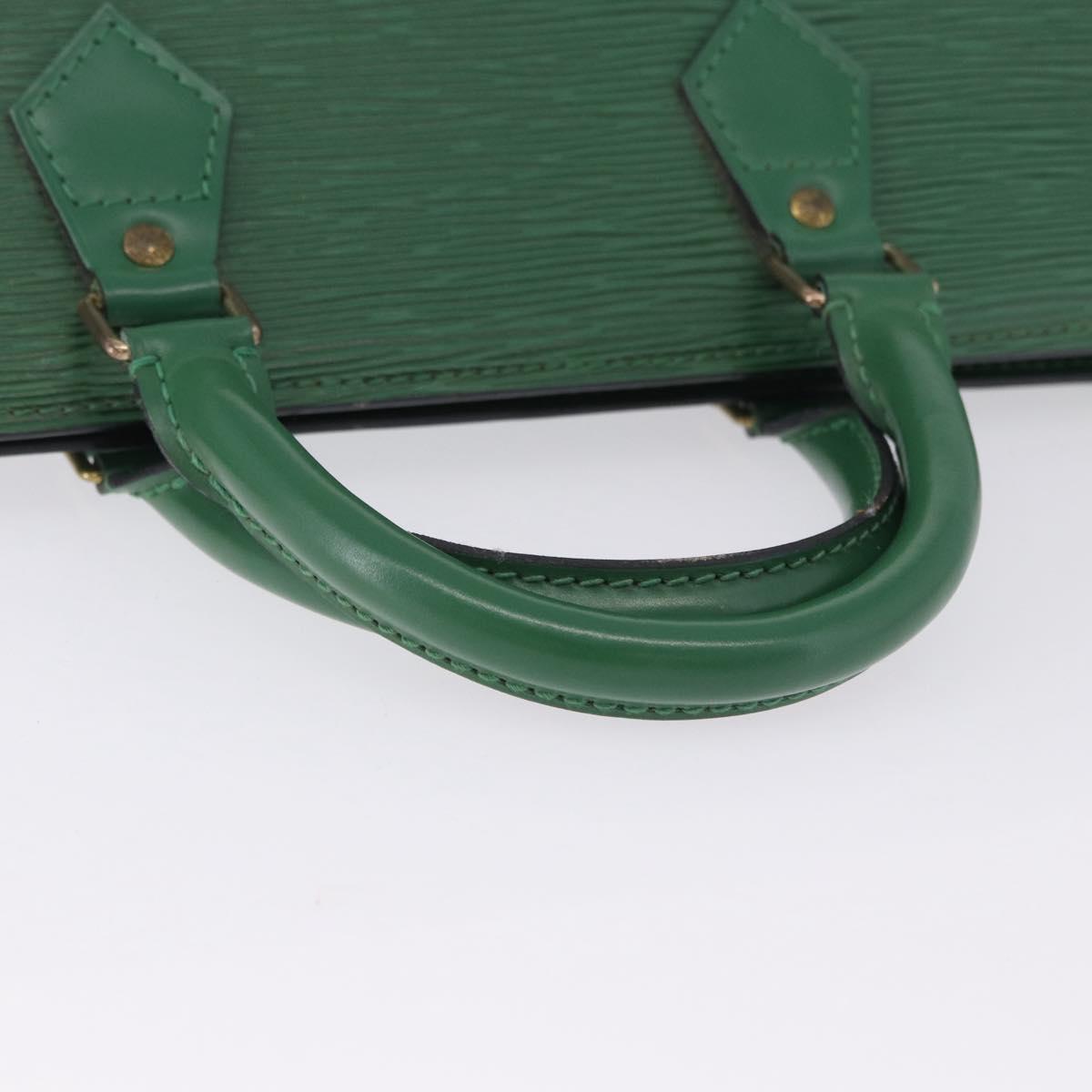 LOUIS VUITTON Epi Sac Triangle Hand Bag Green M52094 LV Auth ep15656A