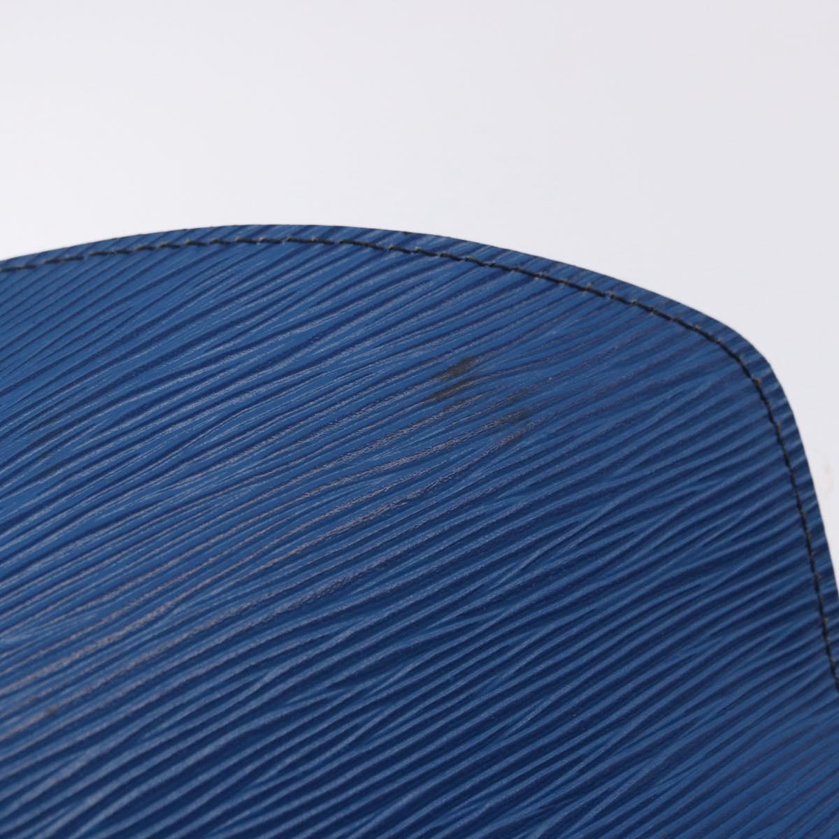 LOUIS VUITTON Epi Art Deco Clutch Bag Blue M52635 LV Auth ep15676
