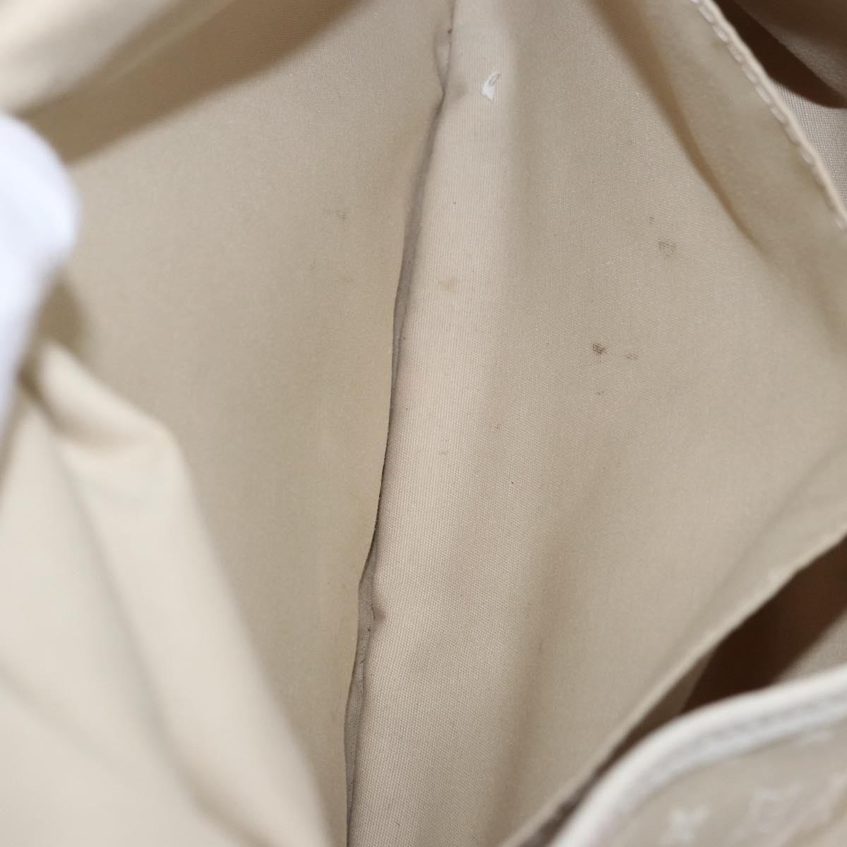 LOUIS VUITTON Monogram Mini Lin Saumur 30 Bag Ivory Dunne M95314 LV Auth ep15678