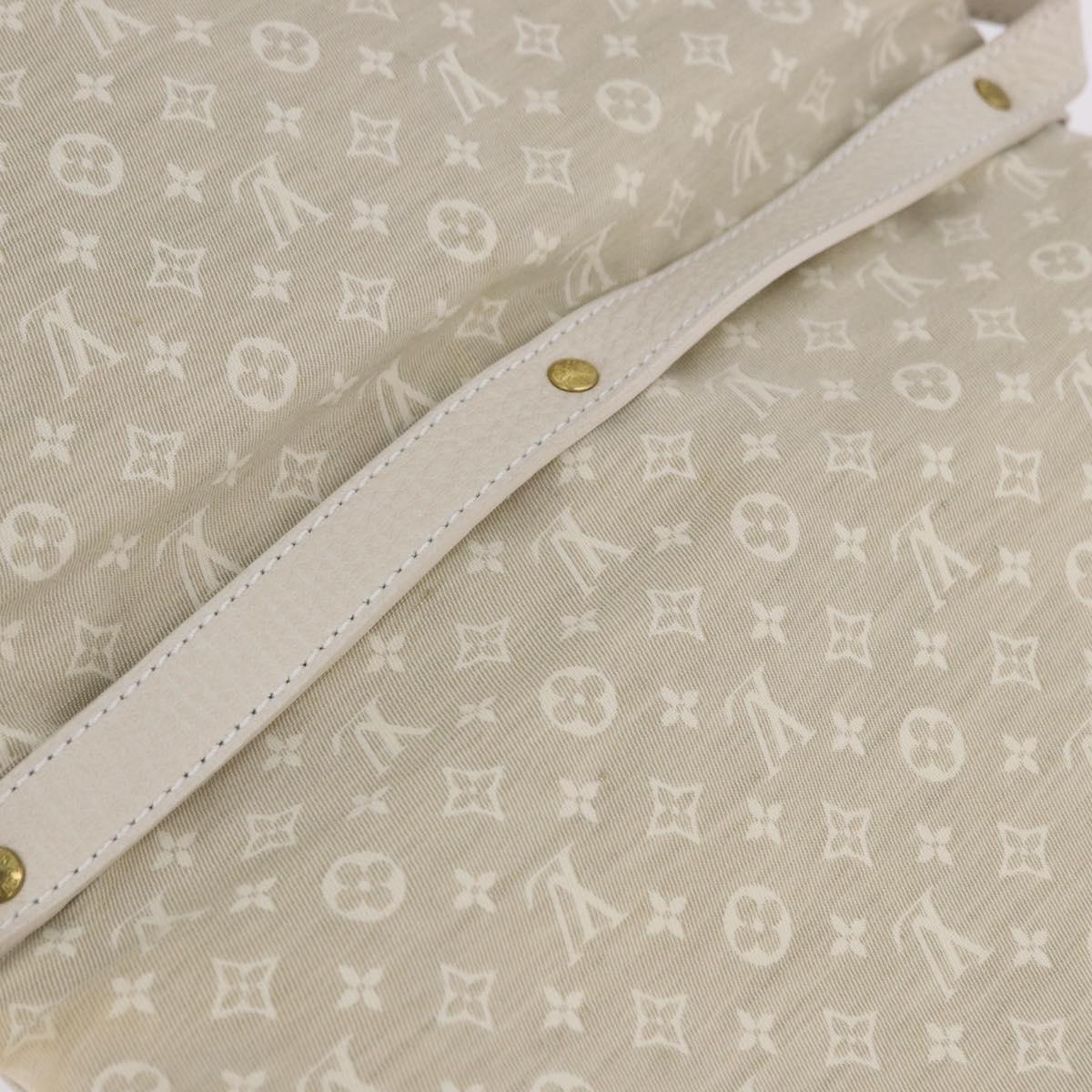 LOUIS VUITTON Monogram Mini Lin Saumur 30 Bag Ivory Dunne M95314 LV Auth ep15678