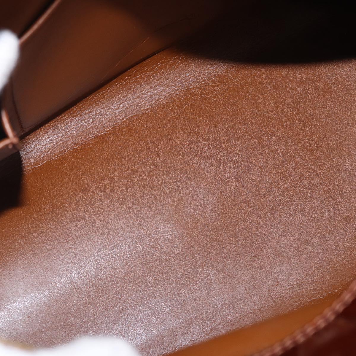 LOUIS VUITTON Monogram Vernis Tompkins Square Bag Bronze M91103 LV Auth ep15680