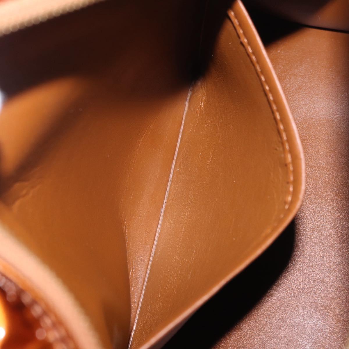 LOUIS VUITTON Monogram Vernis Tompkins Square Bag Bronze M91103 LV Auth ep15680