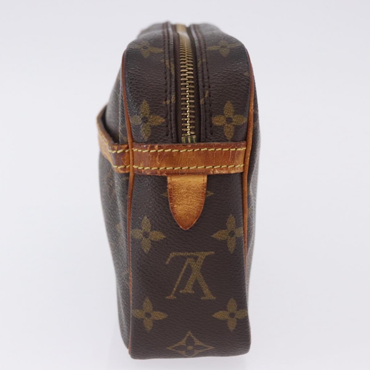 LOUIS VUITTON Monogram Compiegne 23 Clutch Bag M51847 LV Auth ep15682