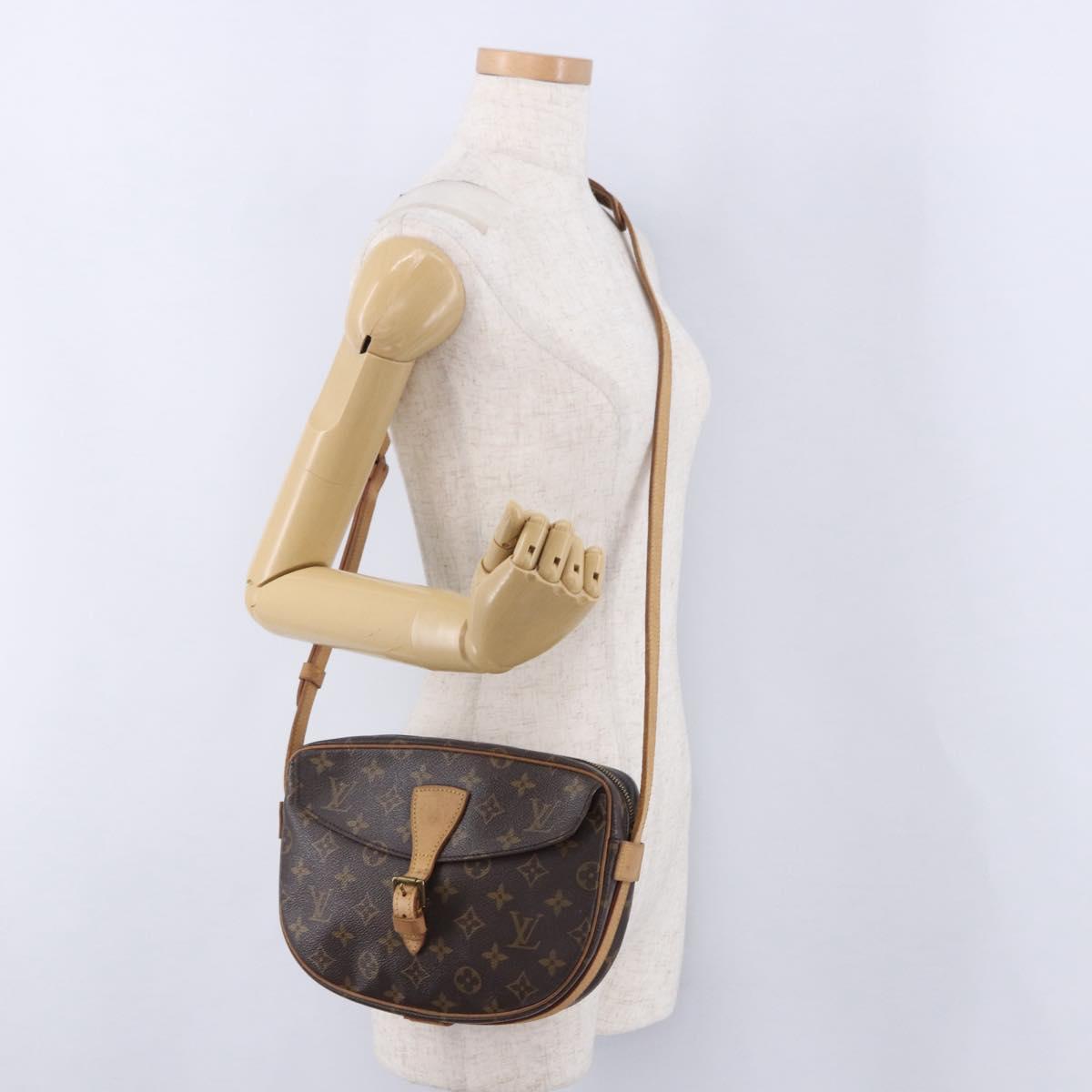 LOUIS VUITTON Monogram Jeune Fille MM Shoulder Bag M51226 LV Auth ep15683