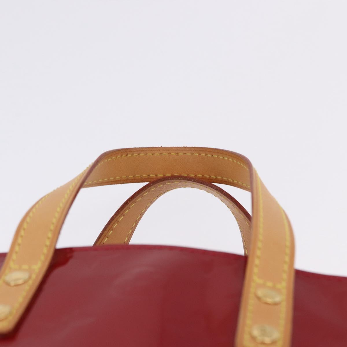 LOUIS VUITTON Monogram Vernis Reade PM Bag Pomme D'amour M91990 LV Auth ep15684V