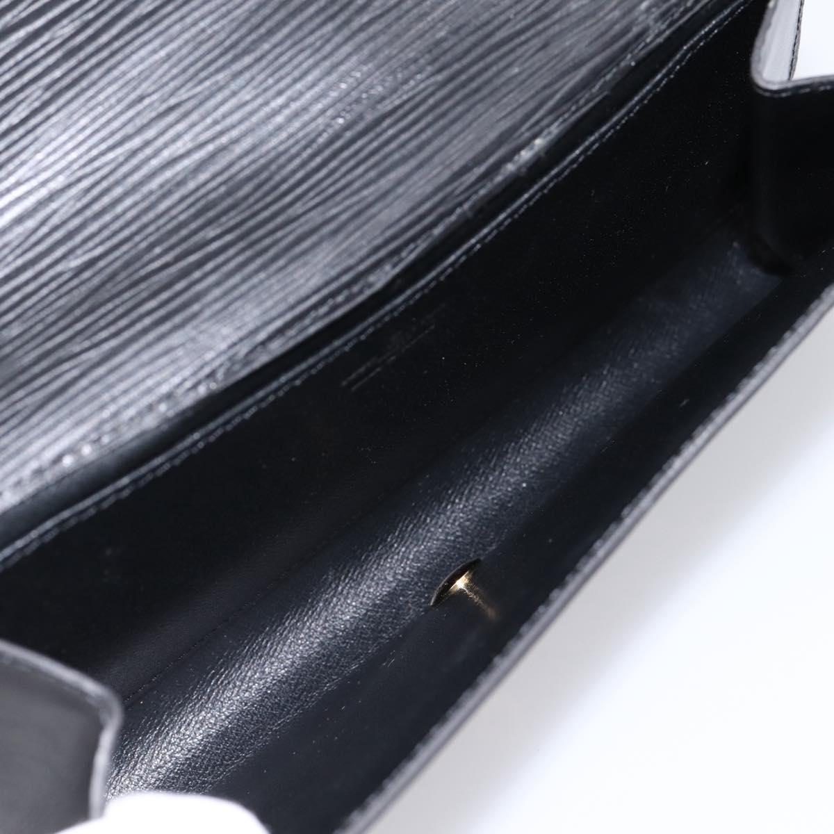LOUIS VUITTON Epi Art Deco Clutch Bag Black M52632 LV Auth ep15685