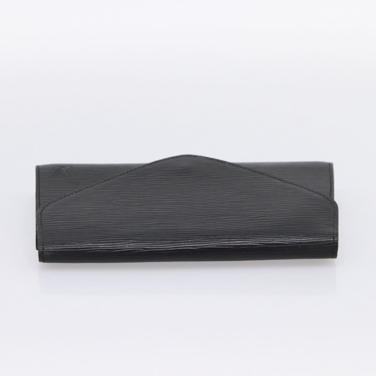 LOUIS VUITTON Epi Art Deco Clutch Bag Black M52632 LV Auth ep15685