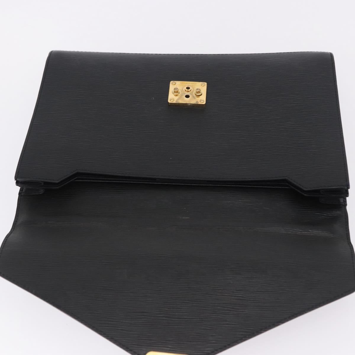 LOUIS VUITTON Epi Serviette Conseiller Briefcase Black M54422 LV Auth ep15686