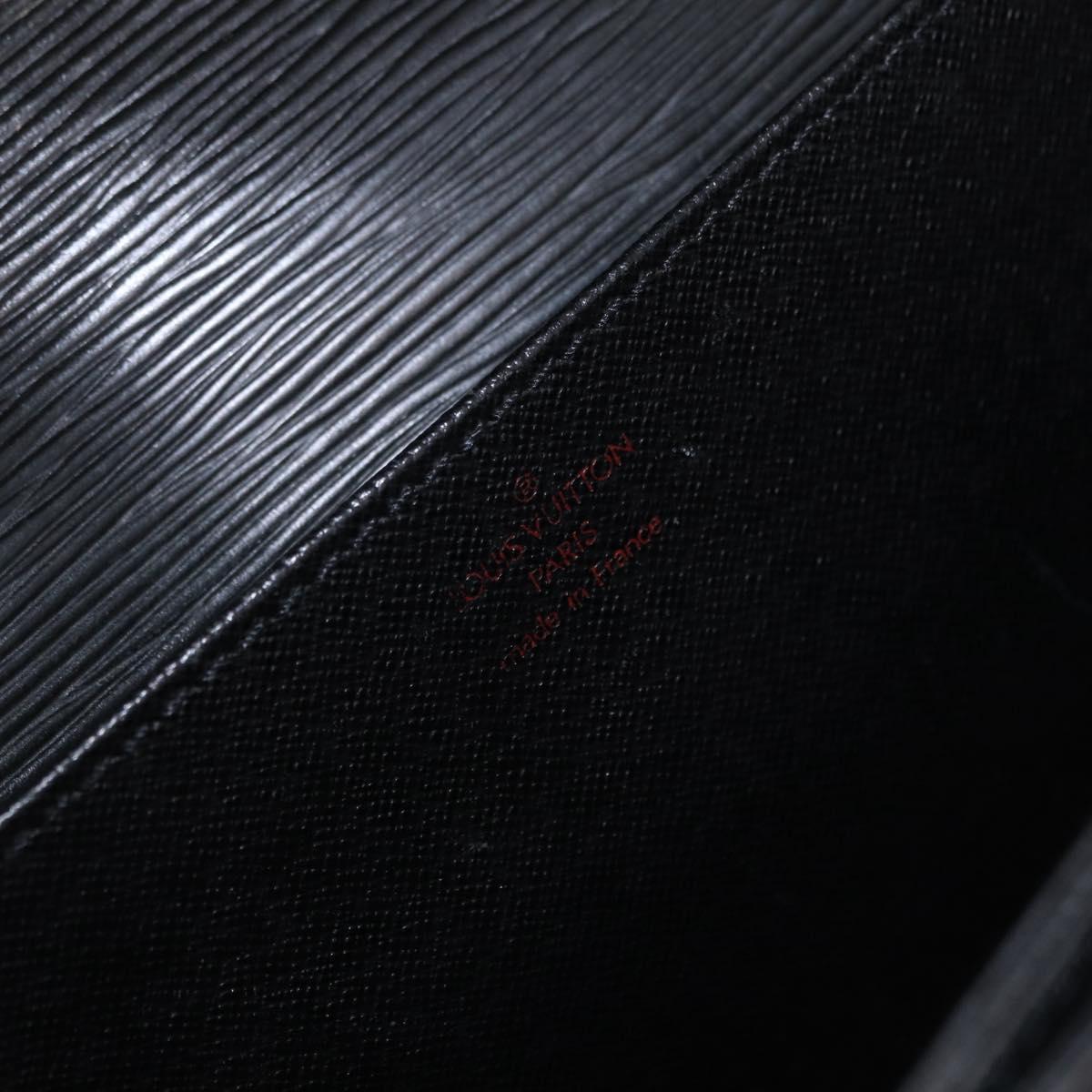 LOUIS VUITTON Epi Serviette Conseiller Briefcase Black M54422 LV Auth ep15686