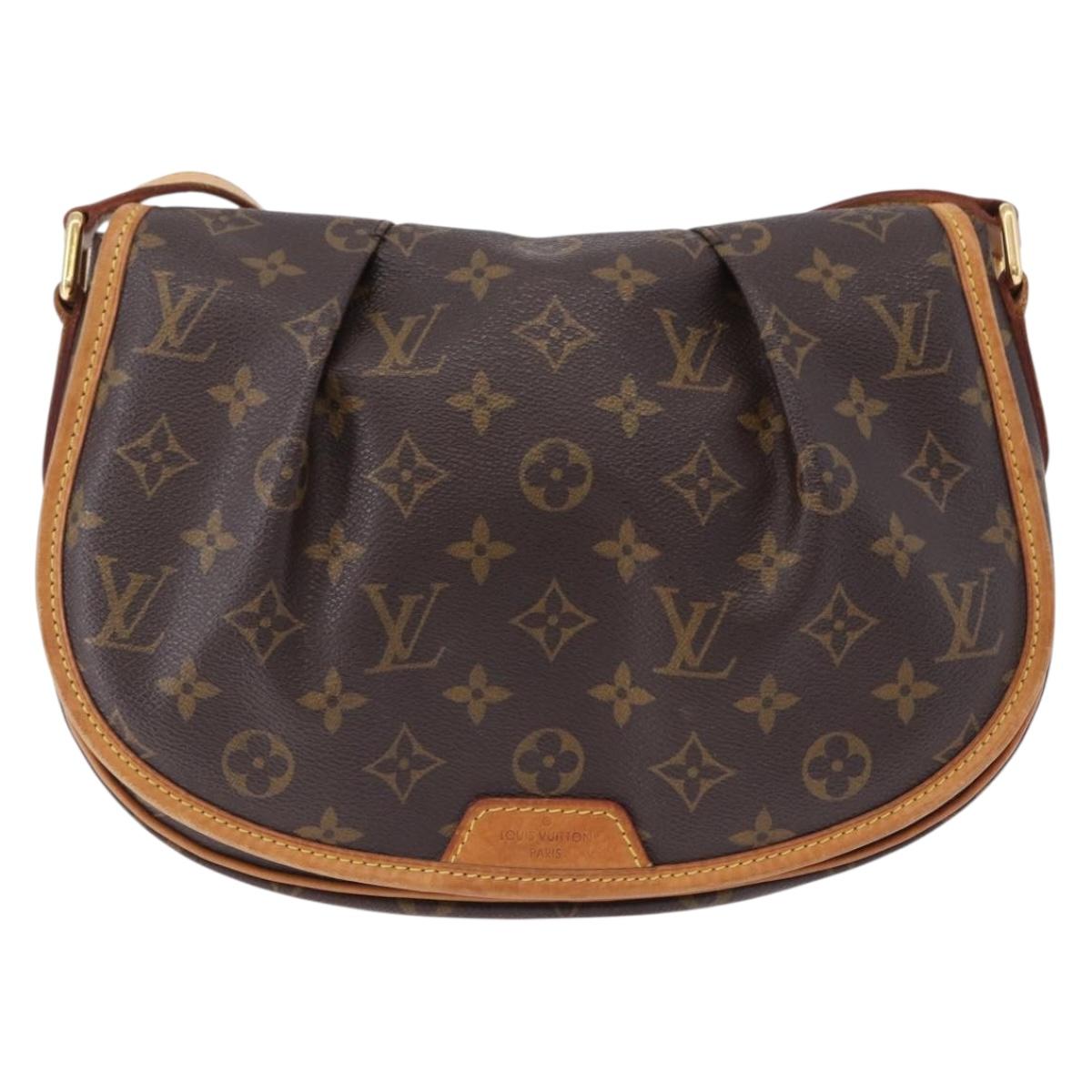 LOUIS VUITTON Monogram Menilmontant PM Shoulder Bag M40474 LV Auth ep15704A