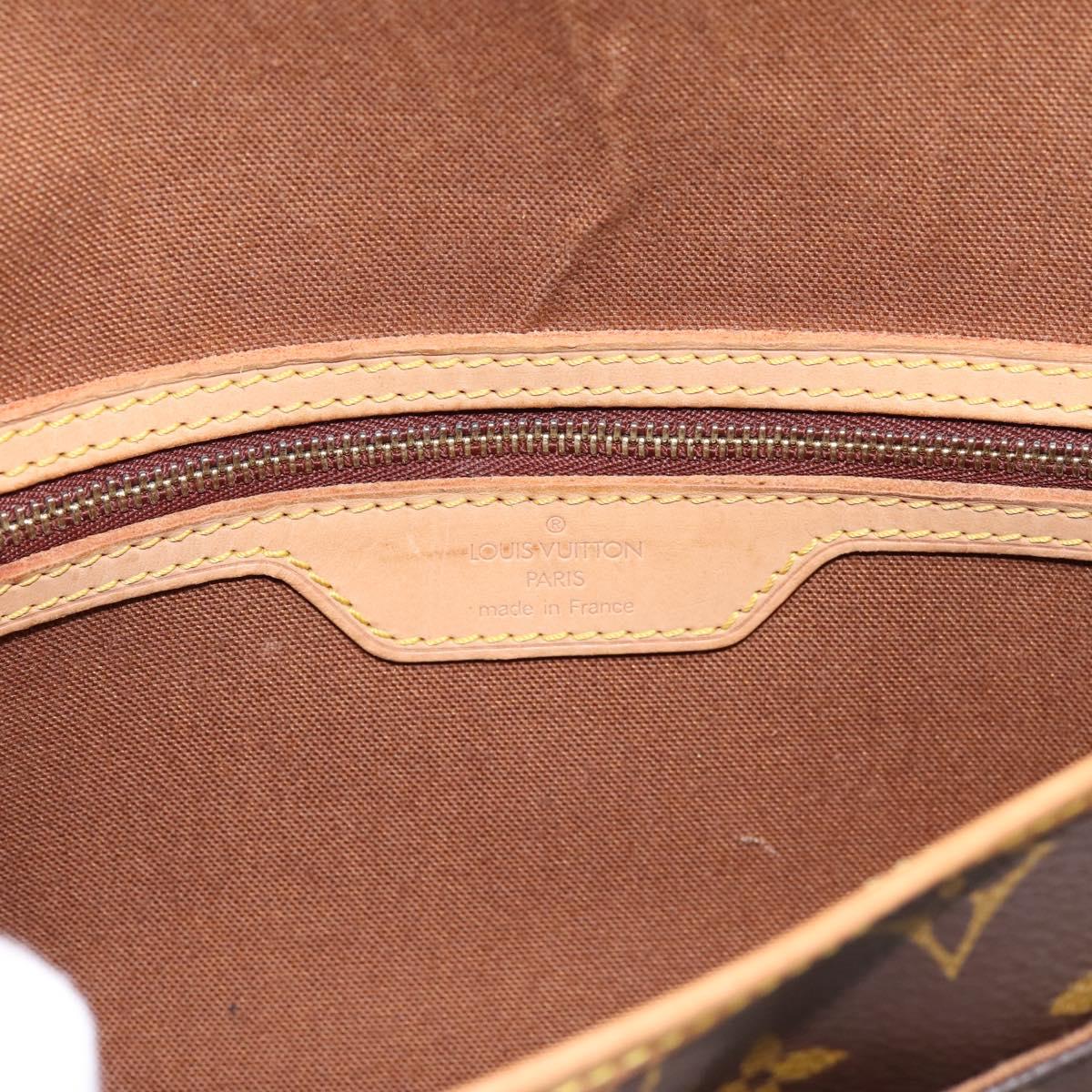 LOUIS VUITTON Monogram Gibeciere PM Shoulder Bag M42248 LV Auth ep15705A