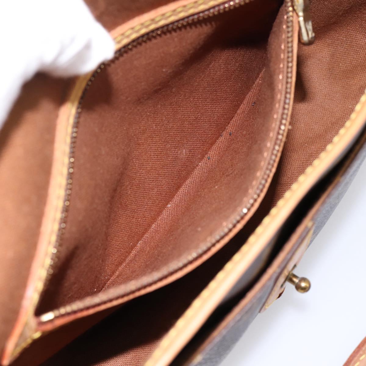 LOUIS VUITTON Monogram Gibeciere PM Shoulder Bag M42248 LV Auth ep15705A
