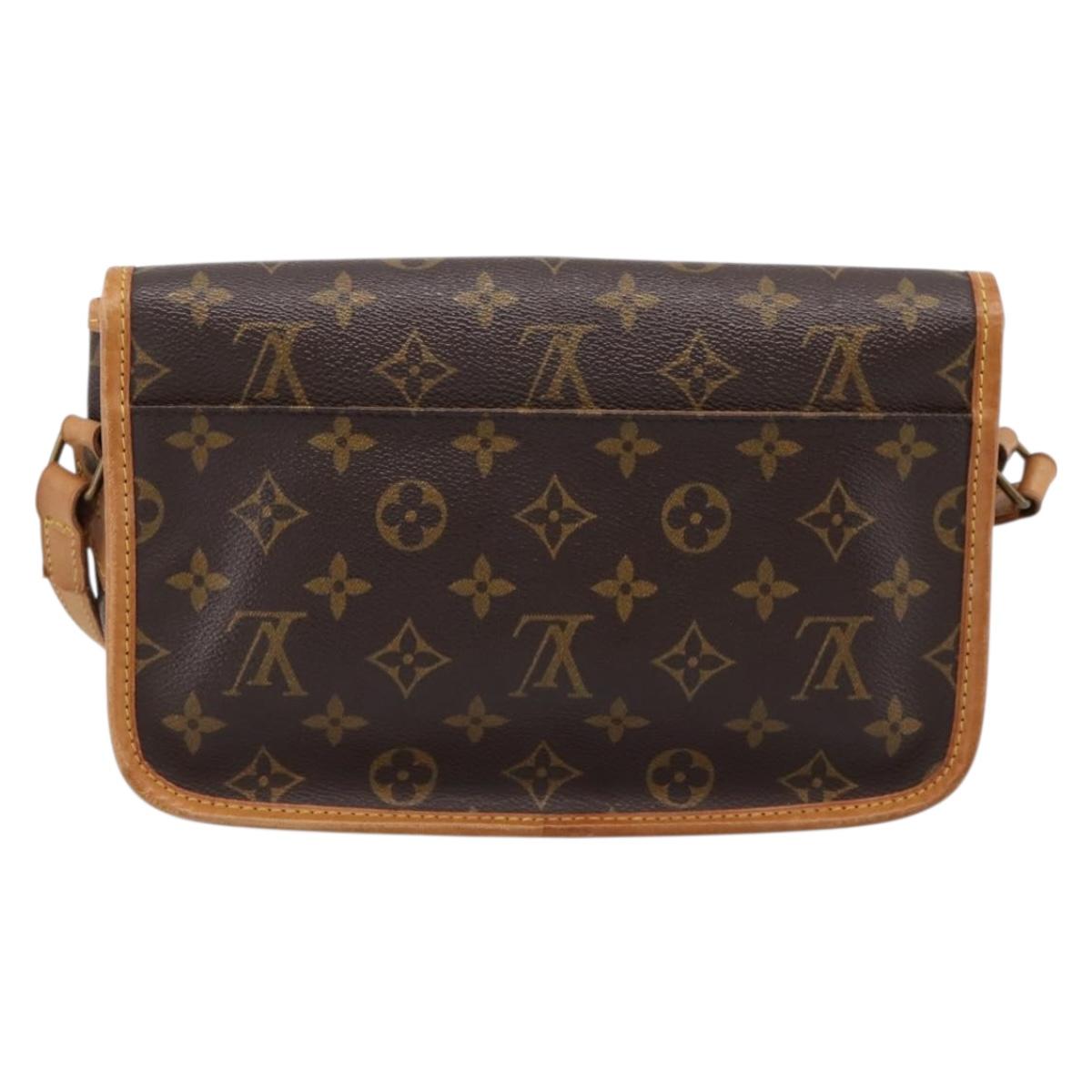 LOUIS VUITTON Monogram Gibeciere PM Shoulder Bag M42248 LV Auth ep15705A