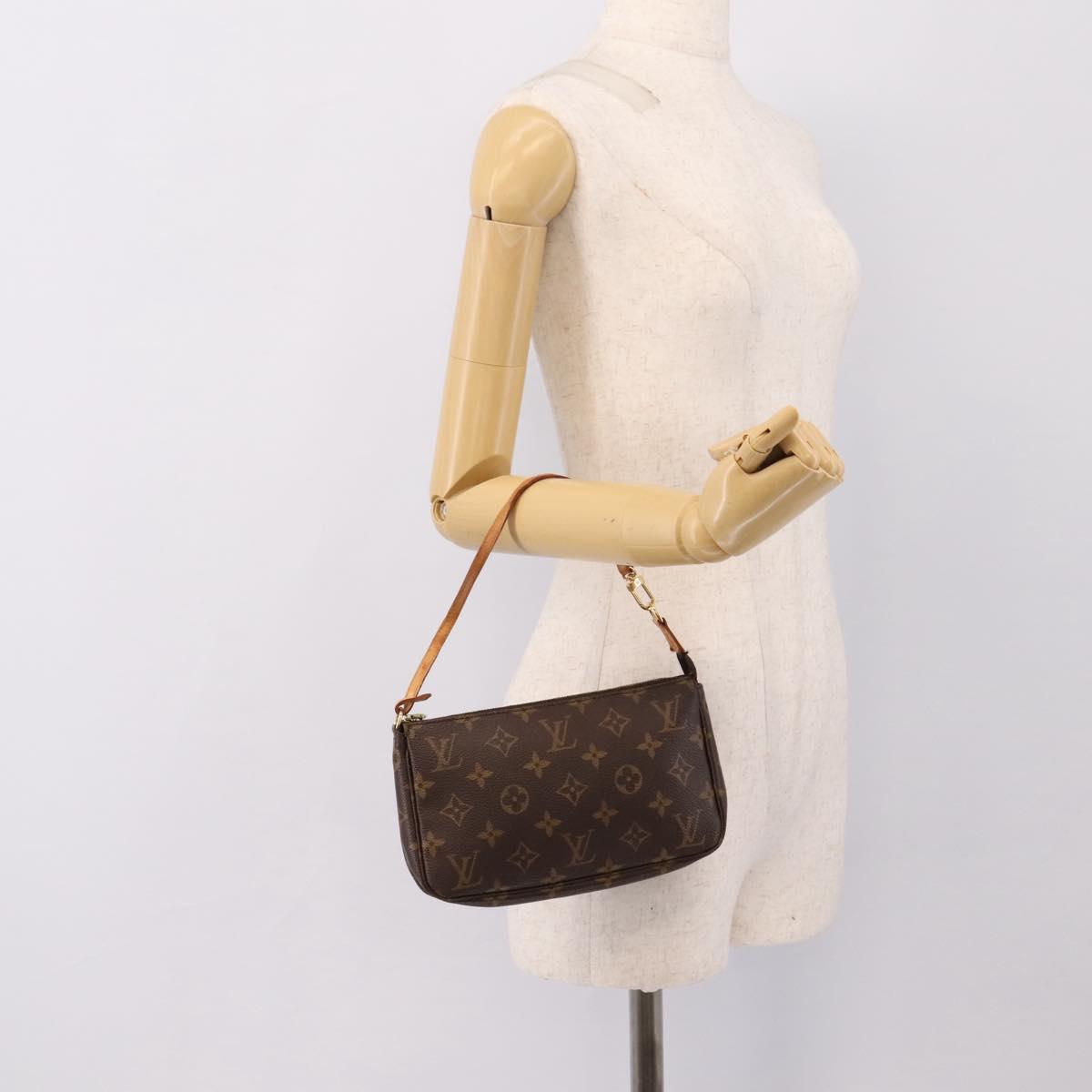 LOUIS VUITTON Monogram Pochette Accessoires Pouch M51980 LV Auth ep15707