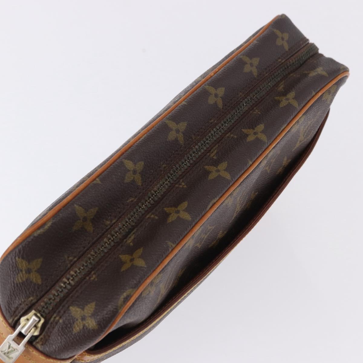 LOUIS VUITTON Monogram Compiegne 28 Clutch Bag M51845 LV Auth ep15714