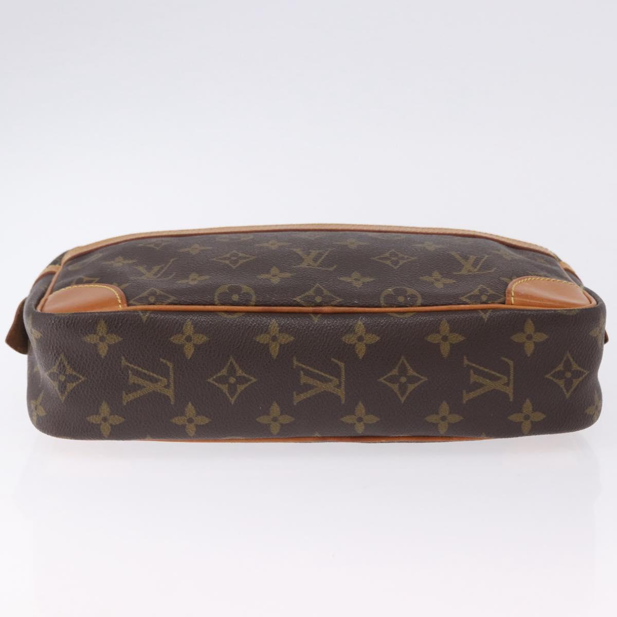 LOUIS VUITTON Monogram Compiegne 28 Clutch Bag M51845 LV Auth ep15714