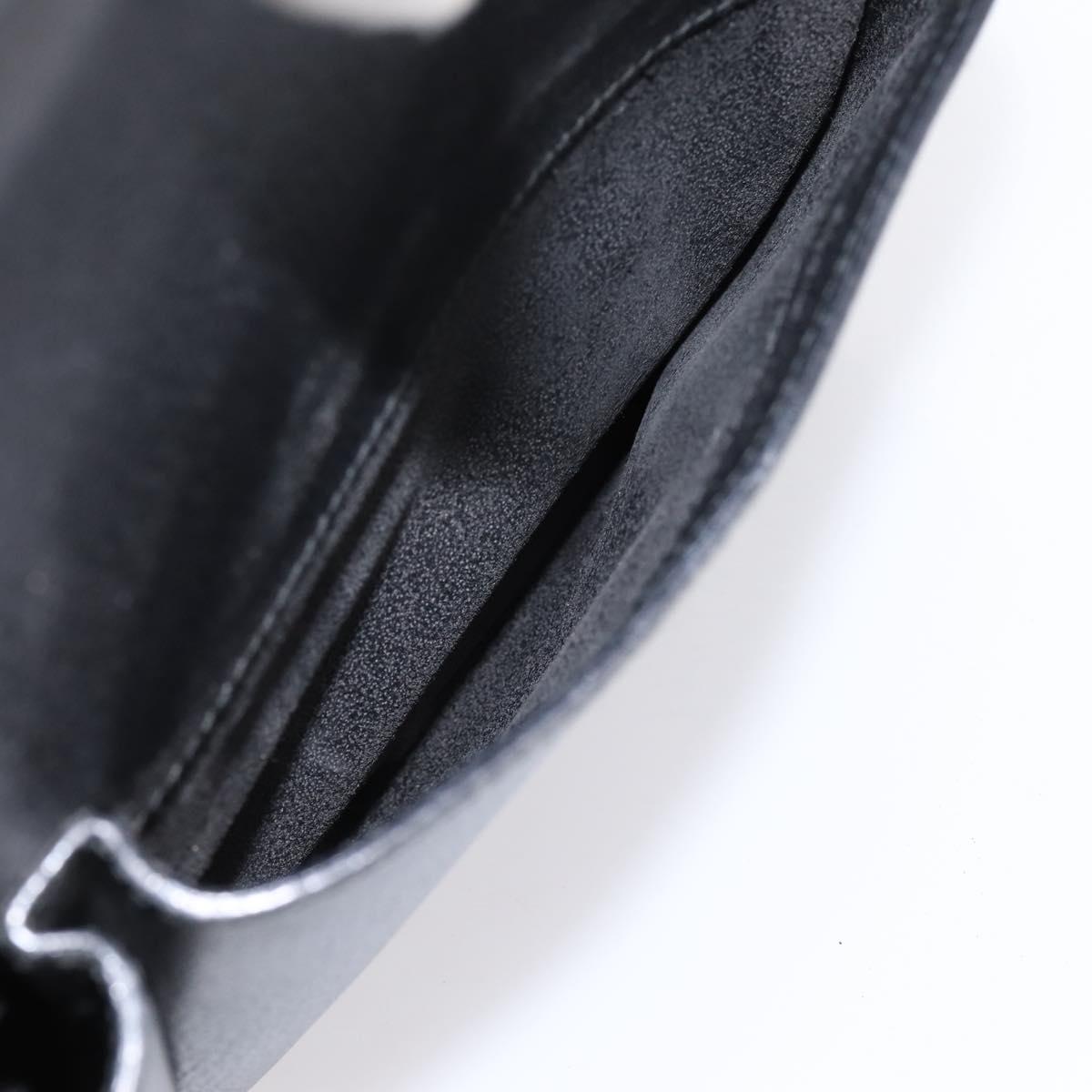 GUCCI Hand Bag Leather Black Silver 002 3754 1313 Auth ep15717