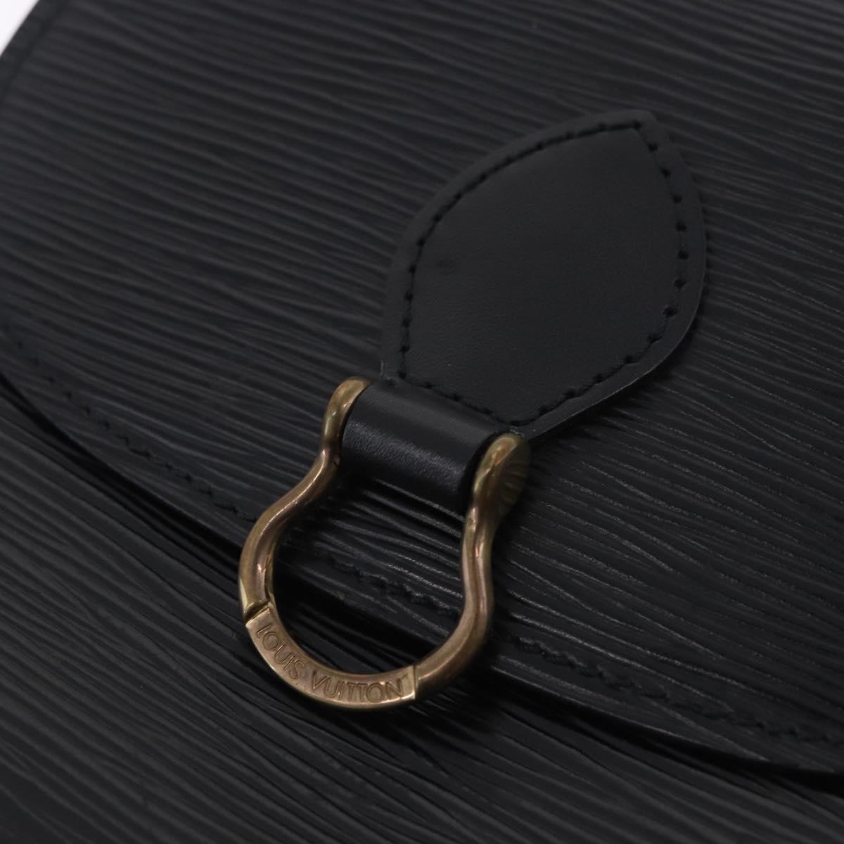 LOUIS VUITTON Epi Saint Cloud PM Shoulder Bag Black M52212 LV Auth ep15725A