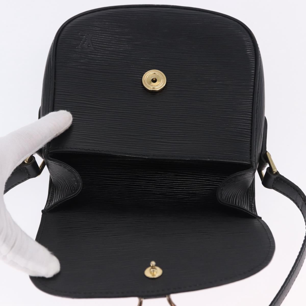 LOUIS VUITTON Epi Saint Cloud PM Shoulder Bag Black M52212 LV Auth ep15725A