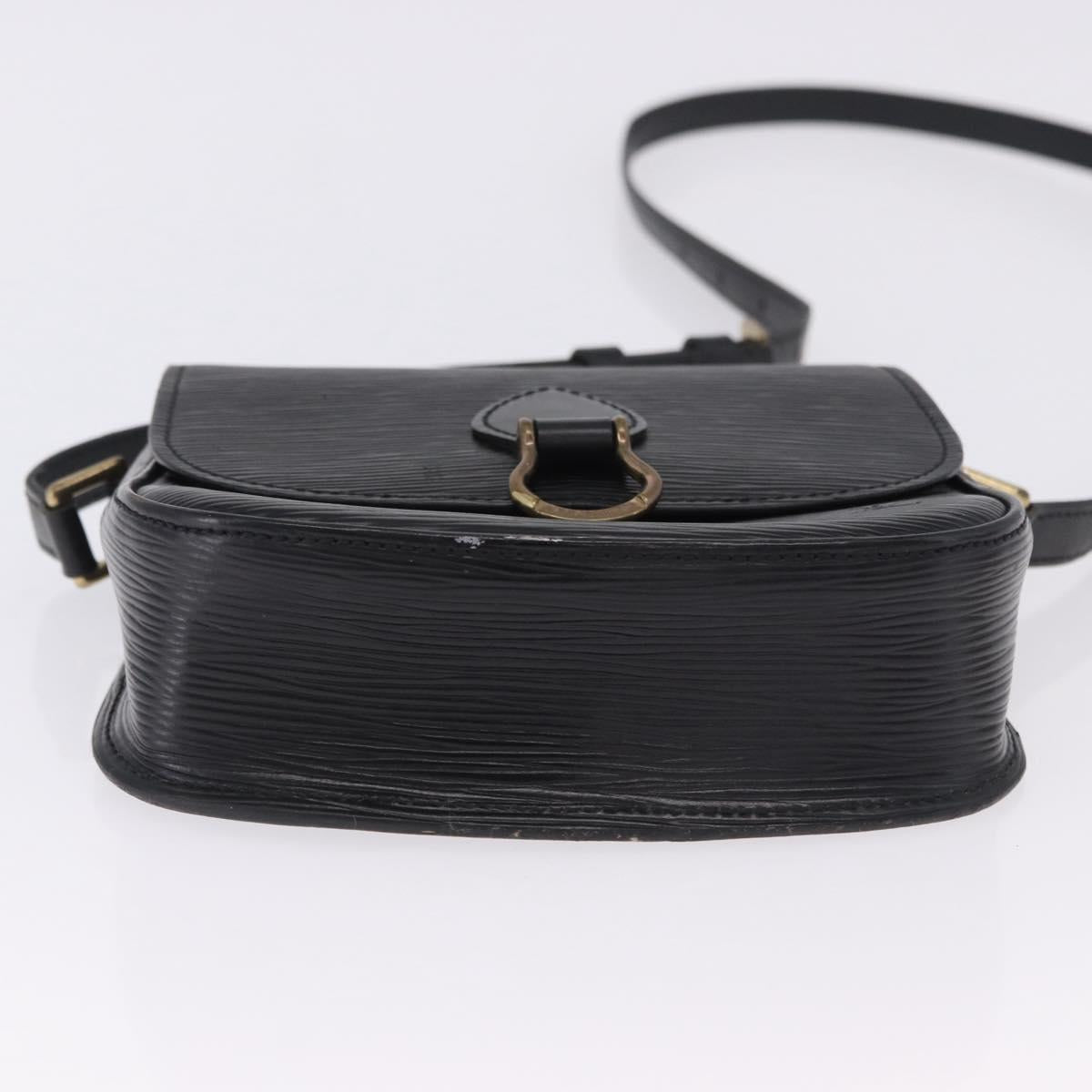 LOUIS VUITTON Epi Saint Cloud PM Shoulder Bag Black M52212 LV Auth ep15725A