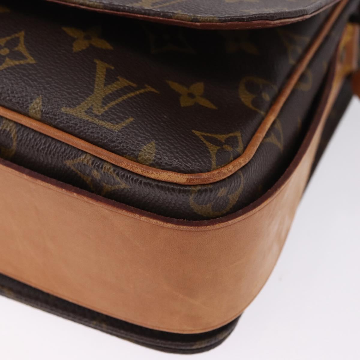 LOUIS VUITTON Monogram Cartouchiere GM Shoulder Bag M51252 LV Auth ep15728