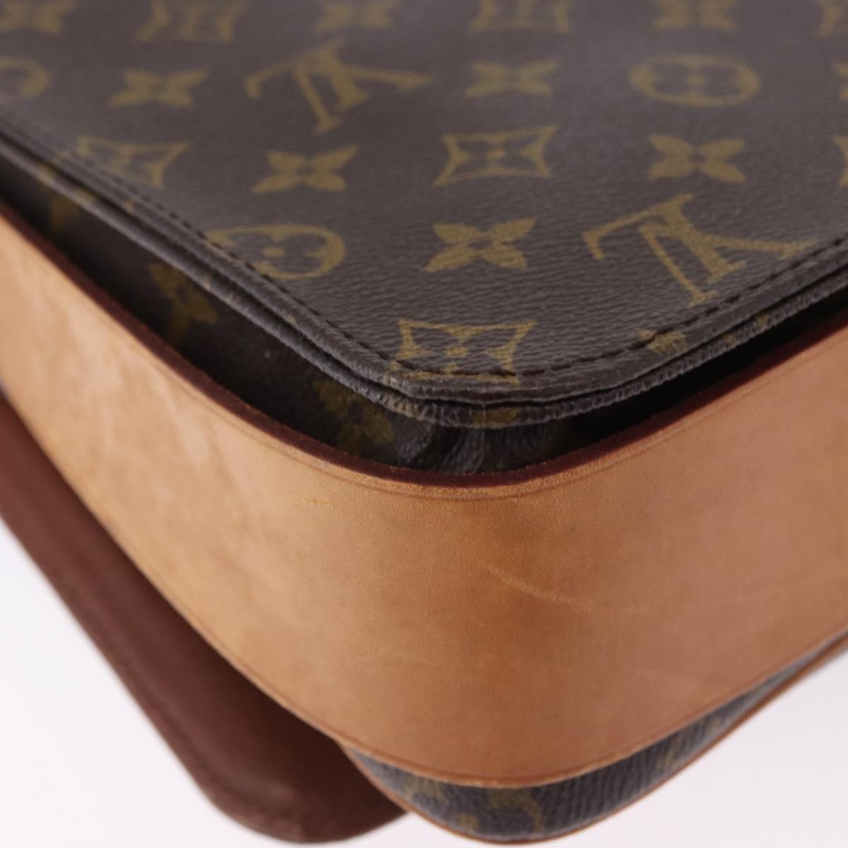 LOUIS VUITTON Monogram Cartouchiere GM Shoulder Bag M51252 LV Auth ep15728