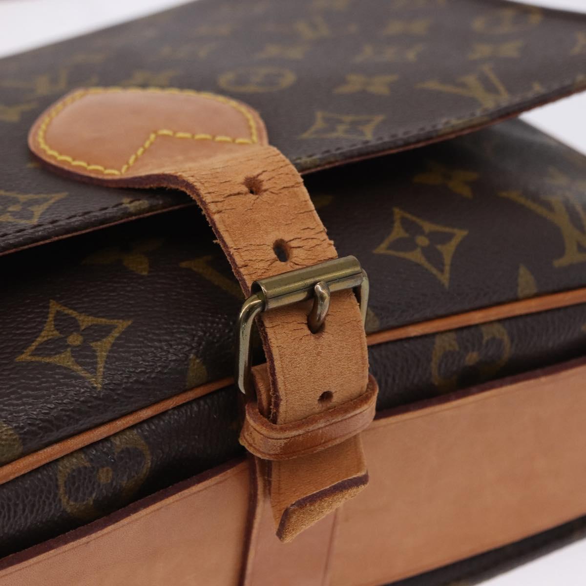 LOUIS VUITTON Monogram Cartouchiere GM Shoulder Bag M51252 LV Auth ep15728