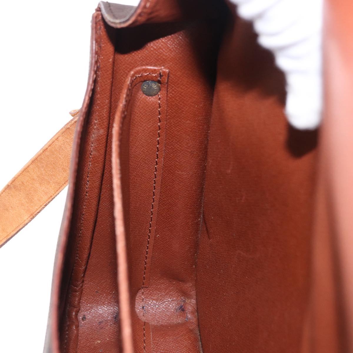 LOUIS VUITTON Monogram Cartouchiere GM Shoulder Bag M51252 LV Auth ep15728