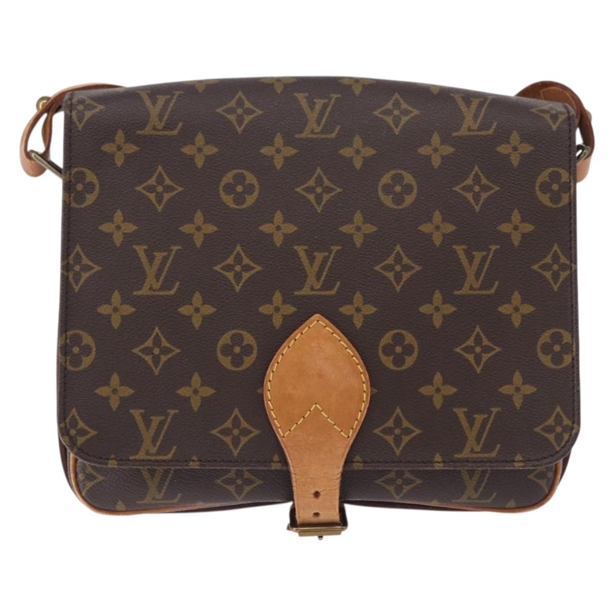 LOUIS VUITTON Monogram Cartouchiere GM Shoulder Bag M51252 LV Auth ep15728