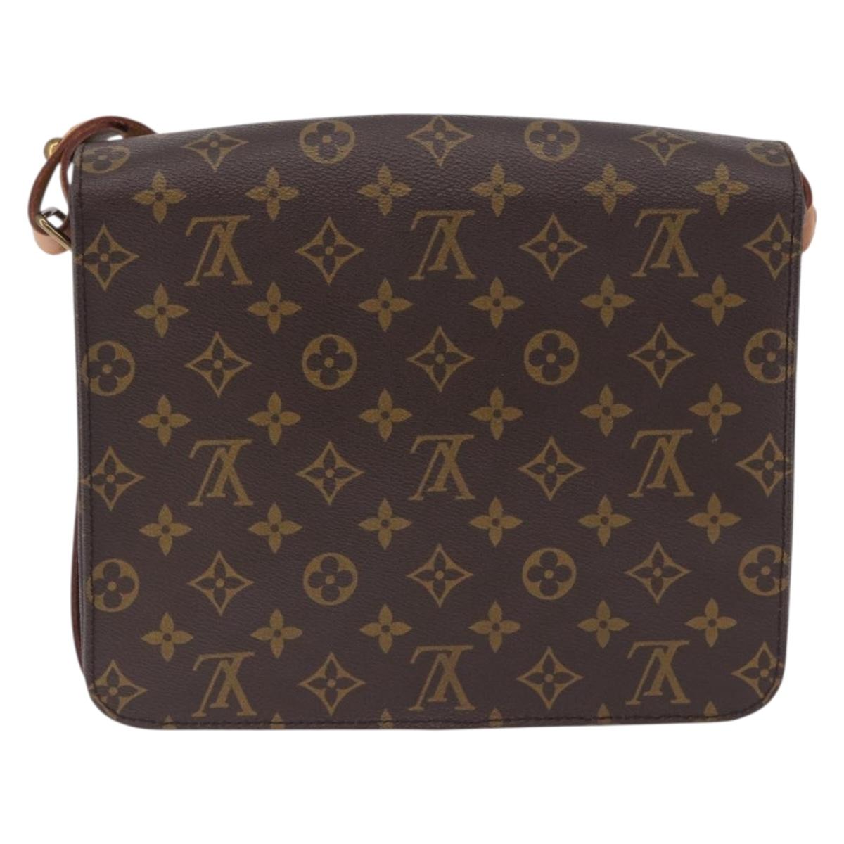 LOUIS VUITTON Monogram Cartouchiere GM Shoulder Bag M51252 LV Auth ep15728