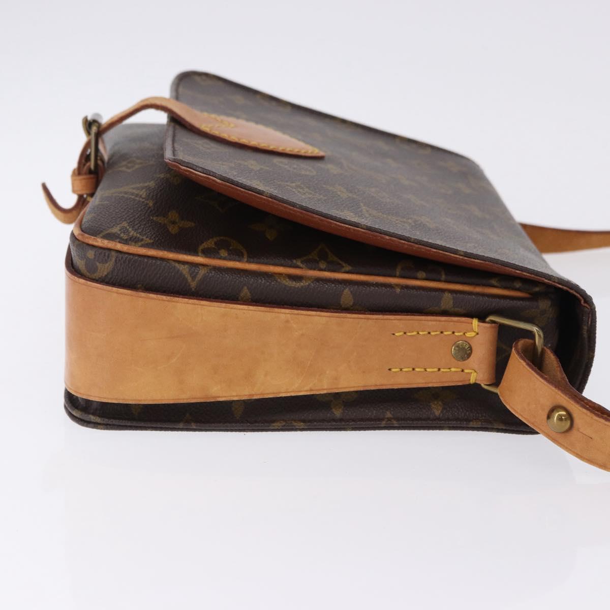 LOUIS VUITTON Monogram Cartouchiere GM Shoulder Bag M51252 LV Auth ep15728