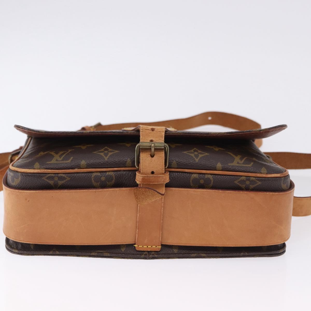 LOUIS VUITTON Monogram Cartouchiere GM Shoulder Bag M51252 LV Auth ep15728