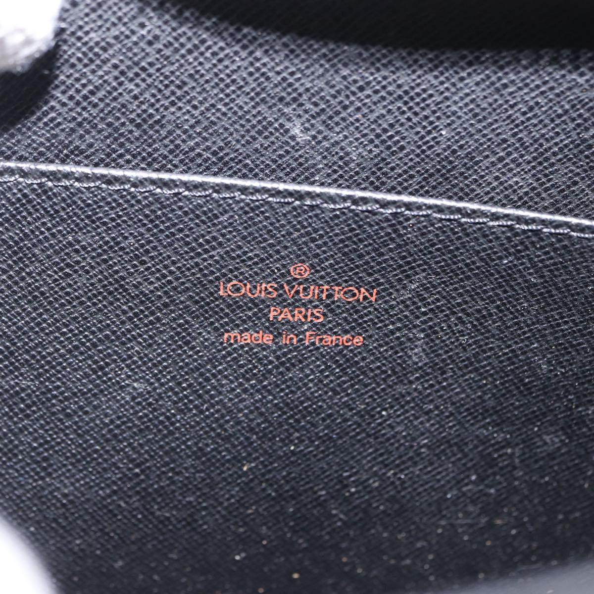 LOUIS VUITTON Epi Pochette Homme Clutch Bag Black M52522 LV Auth ep15733
