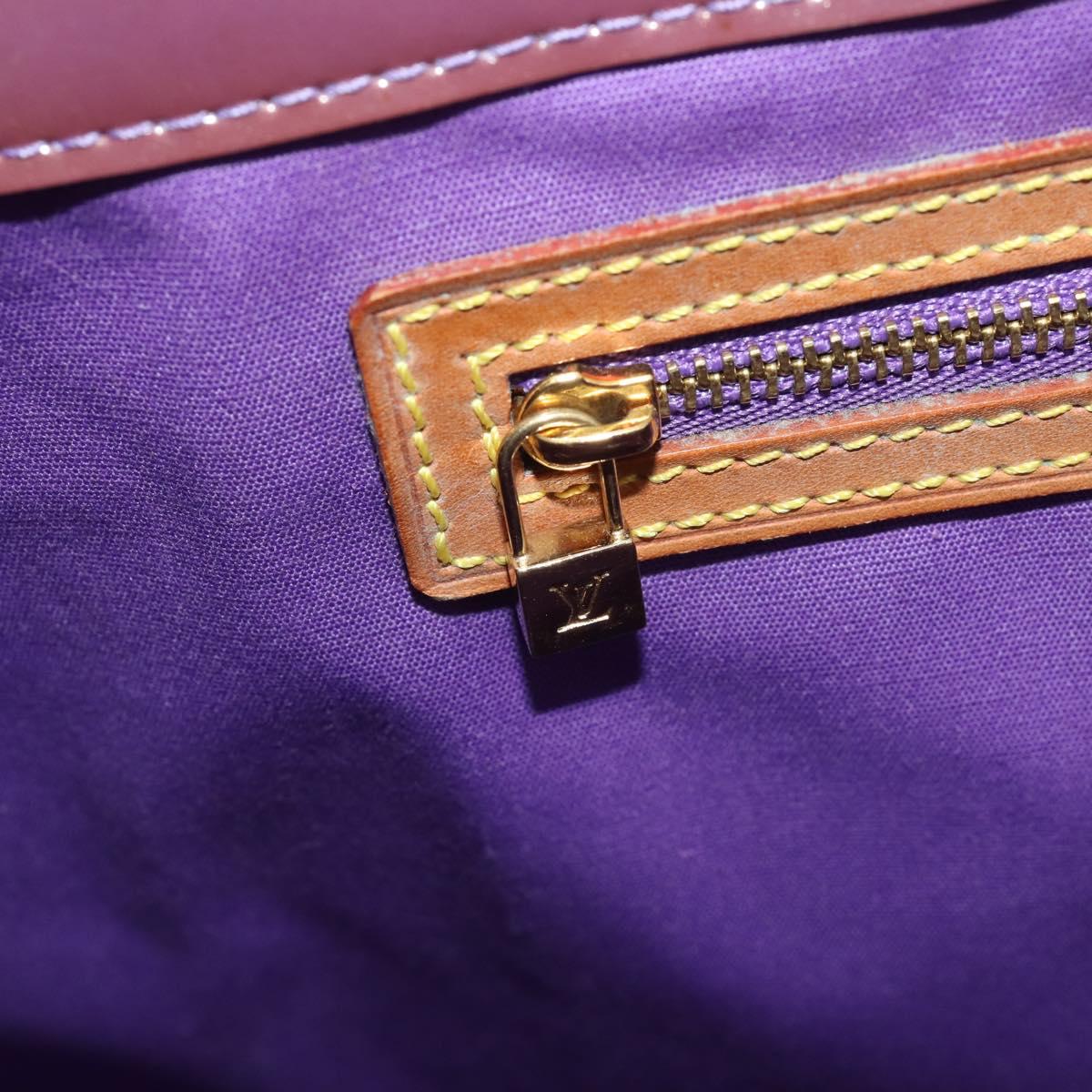 LOUIS VUITTON Monogram Vernis Reade GM Tote Bag Purple Viole M91085 Auth ep15738