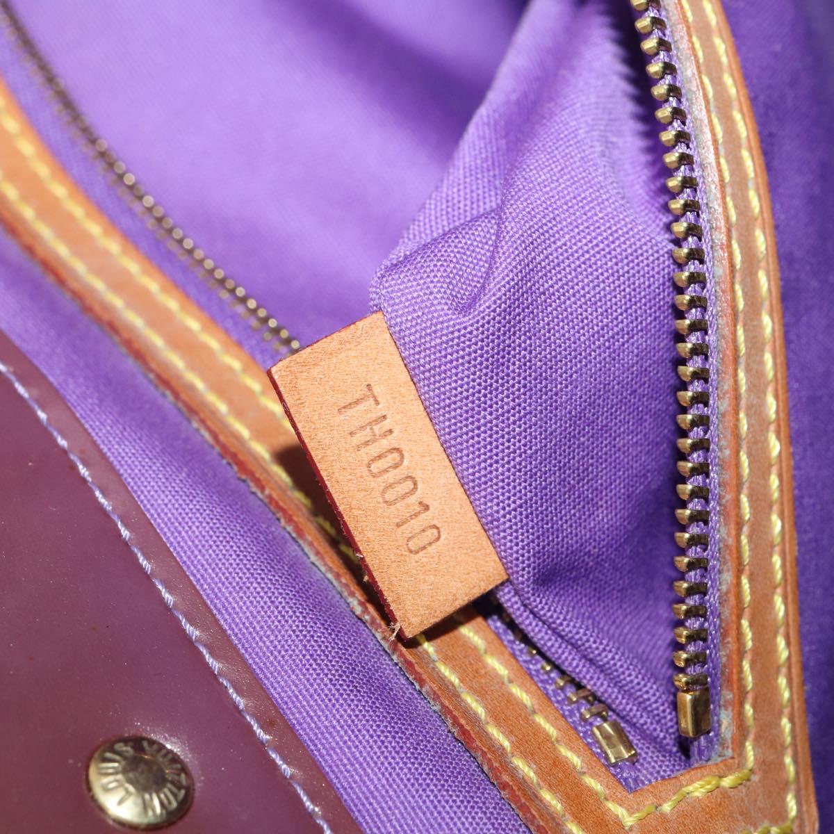 LOUIS VUITTON Monogram Vernis Reade GM Tote Bag Purple Viole M91085 Auth ep15738