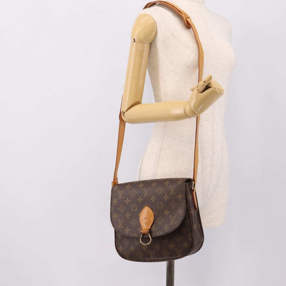 LOUIS VUITTON Monogram Saint Cloud GM Shoulder Bag M51242 LV Auth ep15739