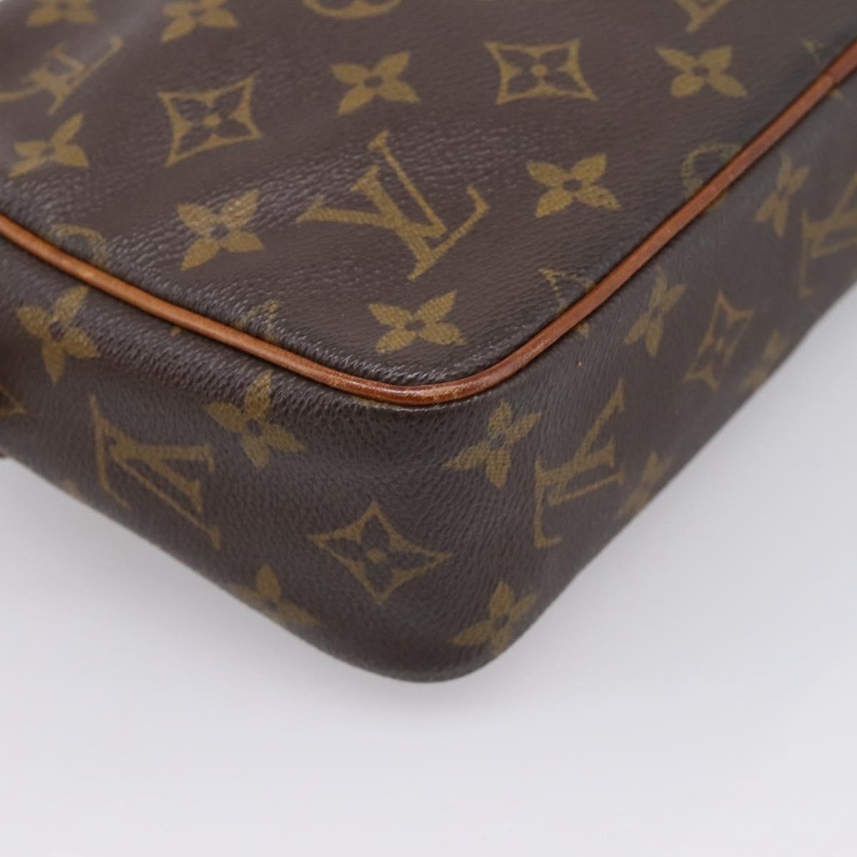 LOUIS VUITTON Monogram Compiegne 23 Clutch Bag M51847 LV Auth ep15748